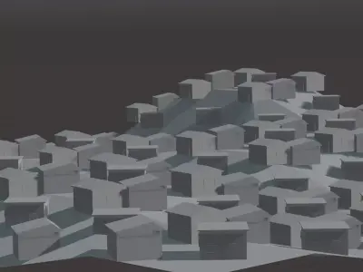 Favela city Free 3D model