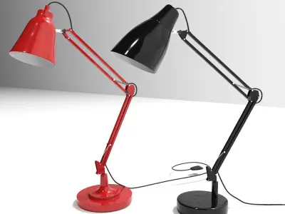 Table lamp collection 3D model