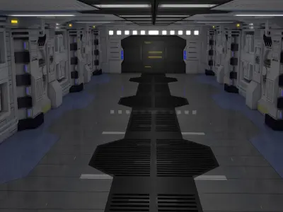Sci Fi Corridor  3D model
