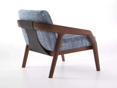 Friday Lounge Chair 3D model