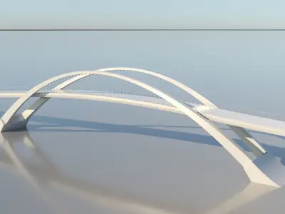 Arch Bridge 3D model 3D model