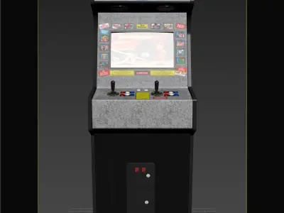 Arcade Machine Street Fighter II 3D model