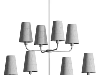 Ansel Chandelier 8 Head 3D model