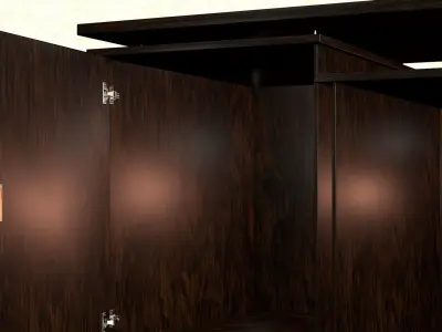 desk office 3D model