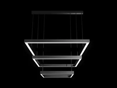 Modern Chandelier 3D model