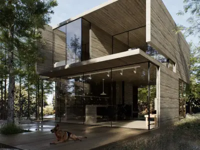 H3 House by Luciano Kruk 3D model