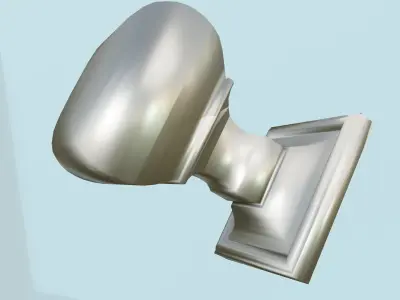 Door Knob Low-poly 3D model