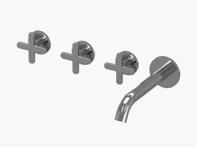 Mixer set Azzurra Linea 3D model