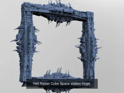Hellraiser Cube City  3D Model Pack