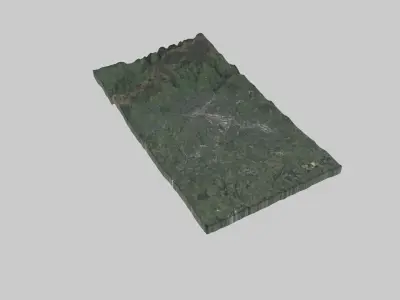 Sheffield City Low-poly 3D model