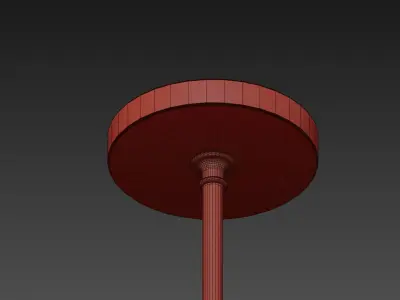 6 Light Unique Statement  Pendant by ARTERIORS 3D model