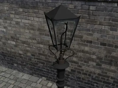 Gas Street Lamp  3D model