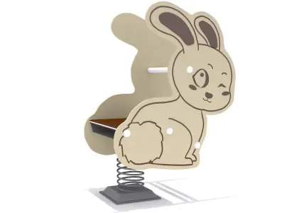 Playground - Rabbit Rider Low-poly 3D model