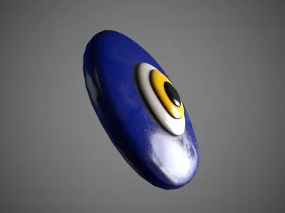 Evil Eye Low-poly 3D model