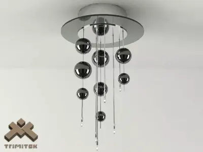 Bubbles 6PLP Lamp 3D model