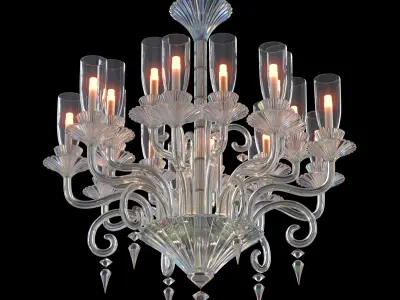  MILLE NUITS CHANDELIER 18L HSH 3D model