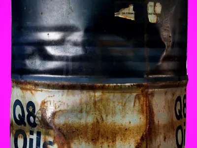 Barrel Low-poly 3D model