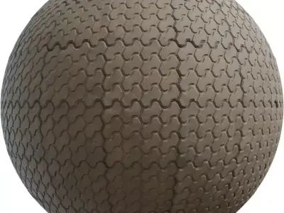 High Quality Interlocking Paver Tiles Seamless Material Texture