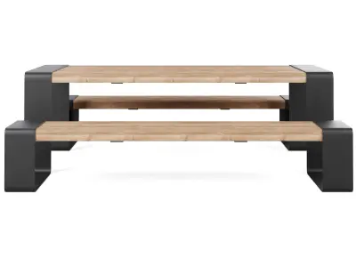 STORR  Benches by Furns 3D model