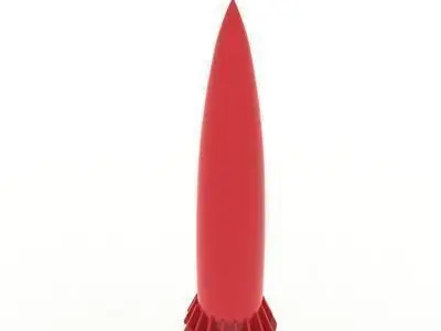 Thunderbird rocket launcher 3D print model