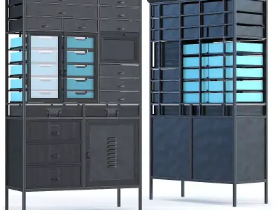 Dresser Art Factory Black 3D model