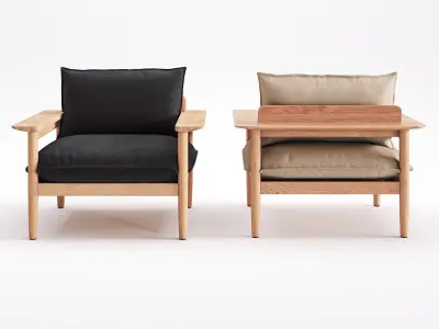 Terassi Lounge Chair 3D model