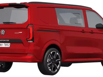Volkswagen Transporter Sportline 2026 3D model