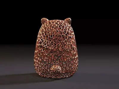 Capybara Voronoi 3D print model