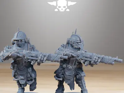 Frontliners Infantry 3D print model