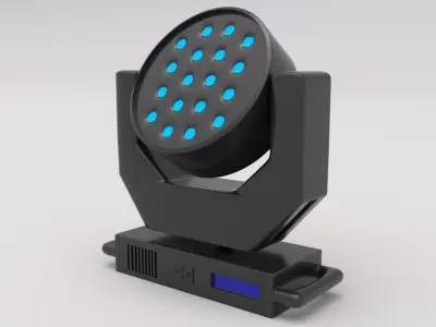 Moving Head Spot Wash 02 3D model