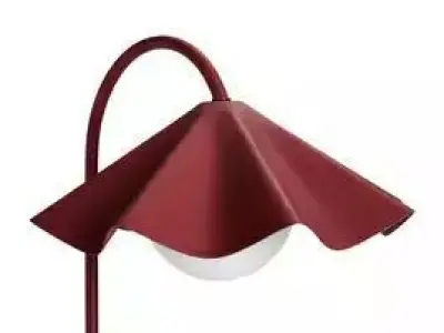 Habitat Yuno Pleat Floor Lamp 3D model