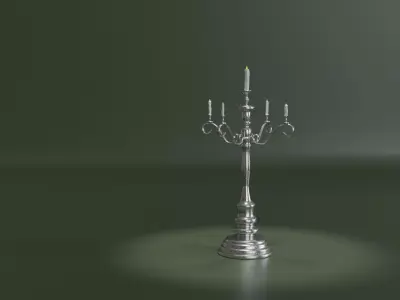 Candlestick candelabra 3D model