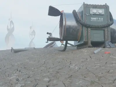 Post Apocalyptic Shanty Town - Building 1 of 10 - The Shelter 3D model