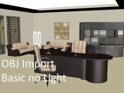 Modern Office Furniture 3D model