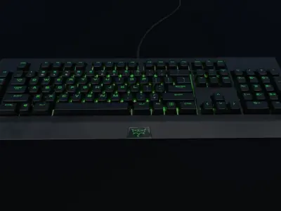 Keyboard Low-poly 3D model
