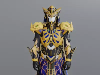 pubg mobile faroh character 3D model