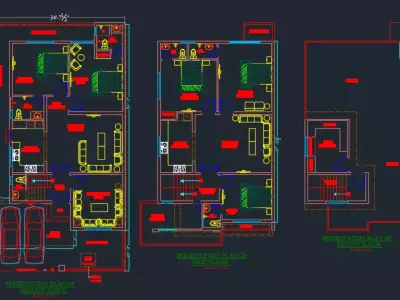 Front elevation View  3D model