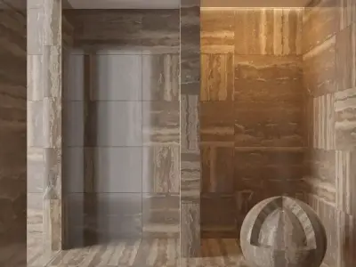 Marble wall 63 3D model