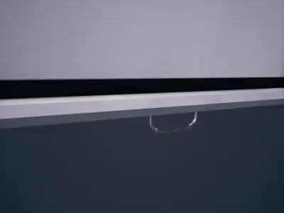 Projector Screen ClassRoom HDRP Low-poly 3D model