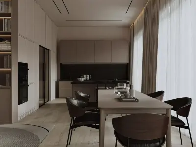 Apartment Scene 3D model