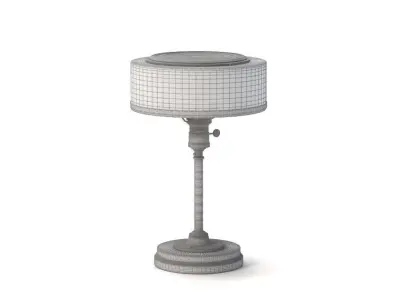 Henley Bronze Task Table Lamp Portable Light 3D model