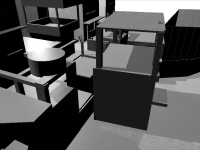 MINI BAIRRO FAVELA Low-poly 3D model