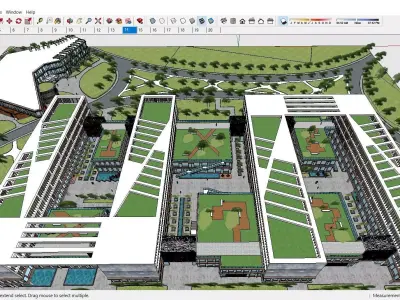 Sketchup School and University 132 3D model