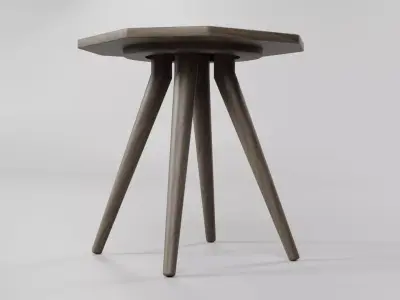 Octagon Table CG41 3D model