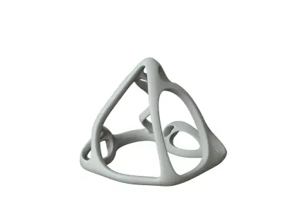 SciFi Cube Object No 64215 Low Poly Shape Low-poly 3D model