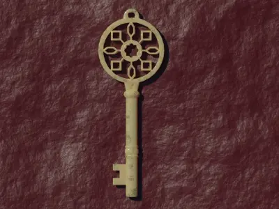 Key Game Ready Free Viktig Games Free low-poly 3D model