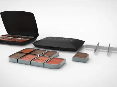 Glams Makeup Free 3D model