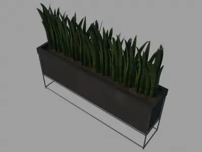 flowerbox planter Free 3D model