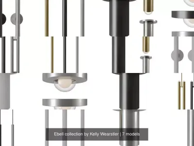 Ebell collection by Kelly Wearstler 3D Model Pack