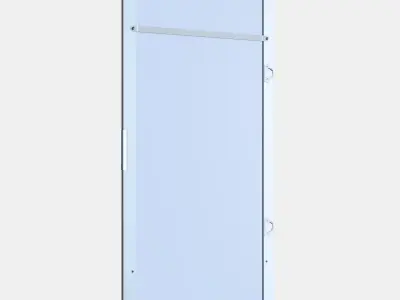 STRAUMEN Mirror door Low-poly 3D model